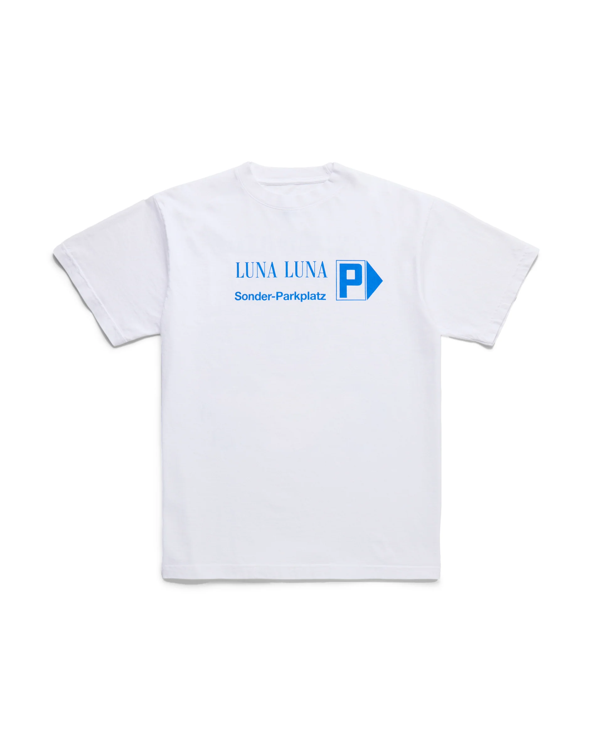 1987 Luna Luna Parking T-Shirt, White