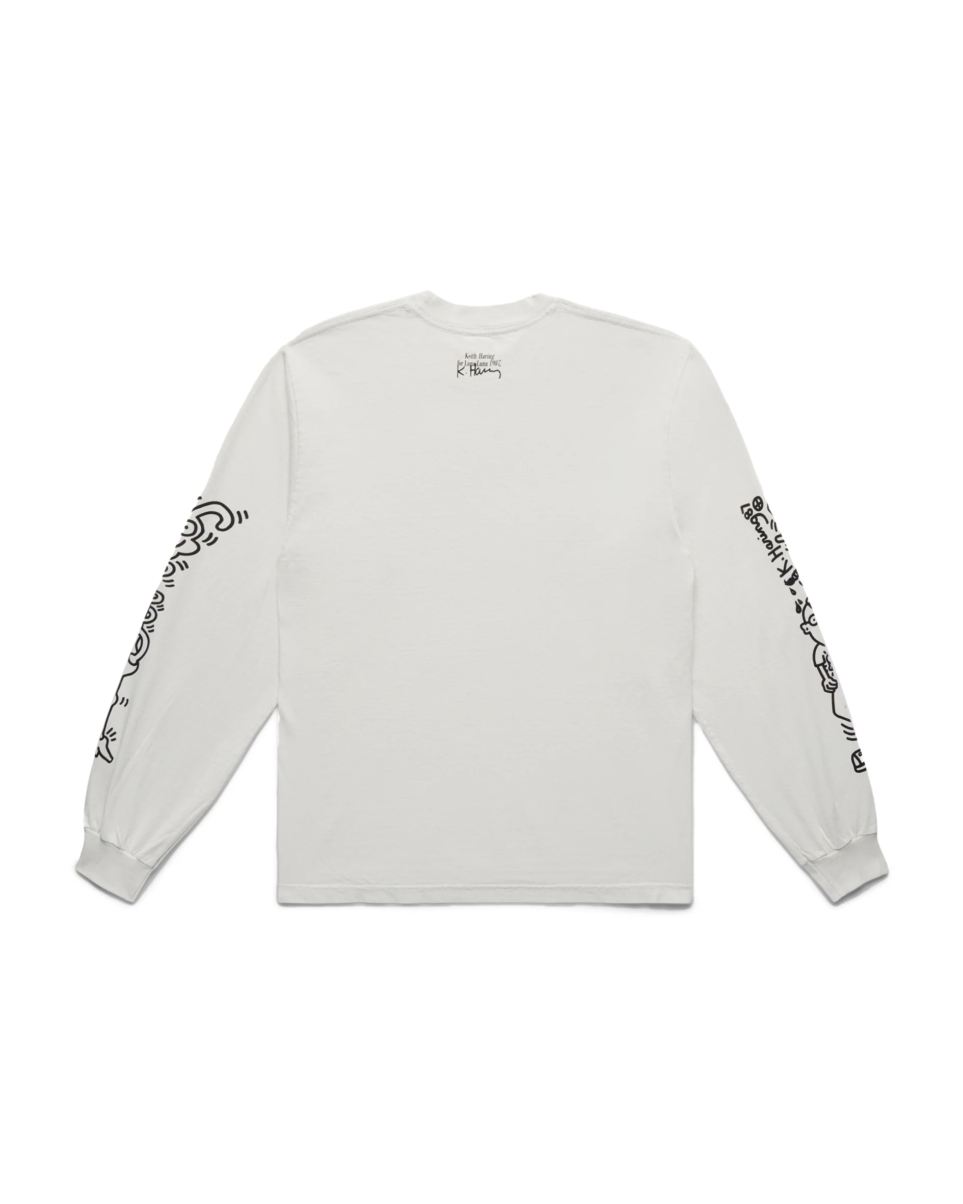 Haring Moon Long Sleeve T-Shirt - Image 3