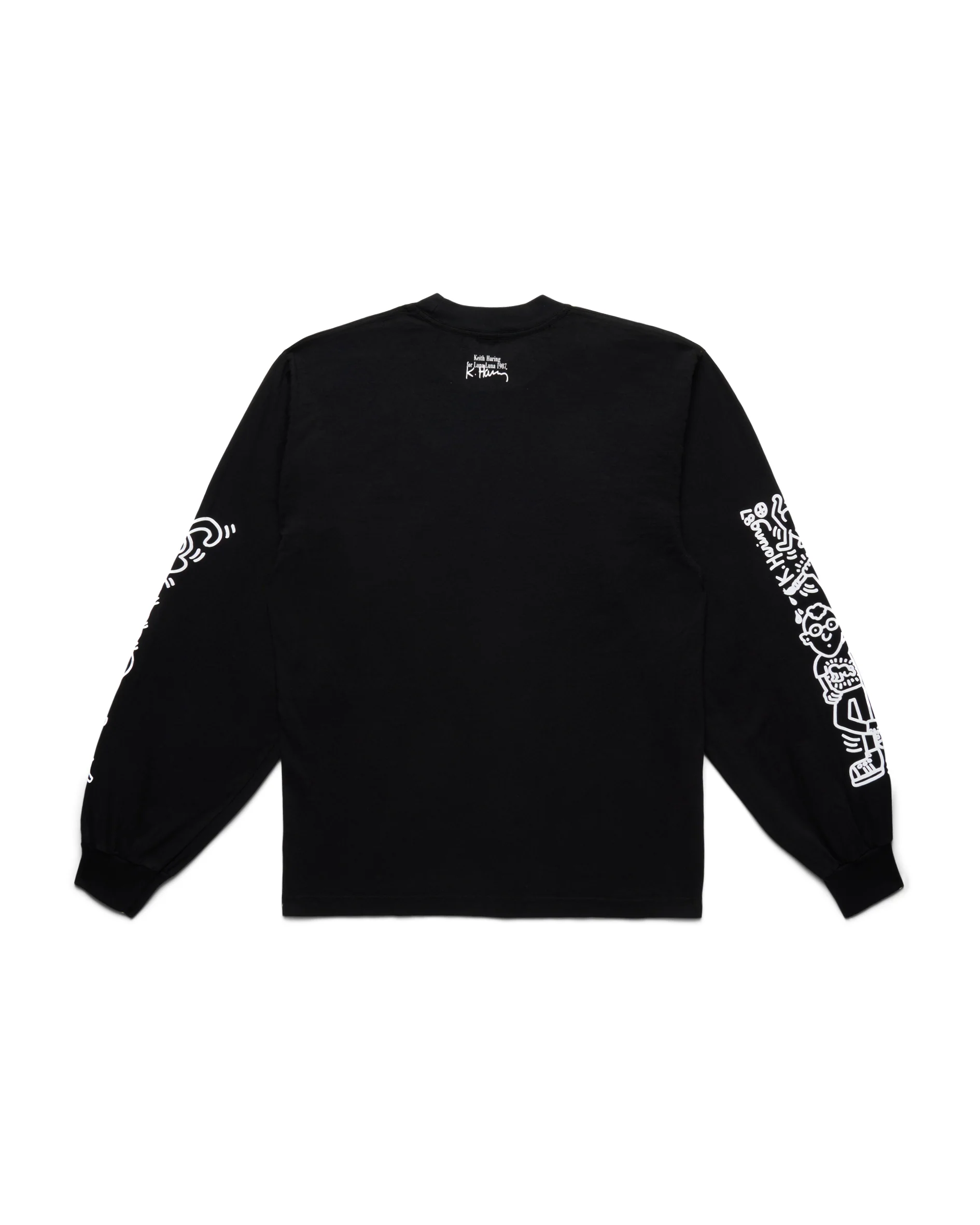 Haring Moon Long Sleeve T-Shirt - Image 5