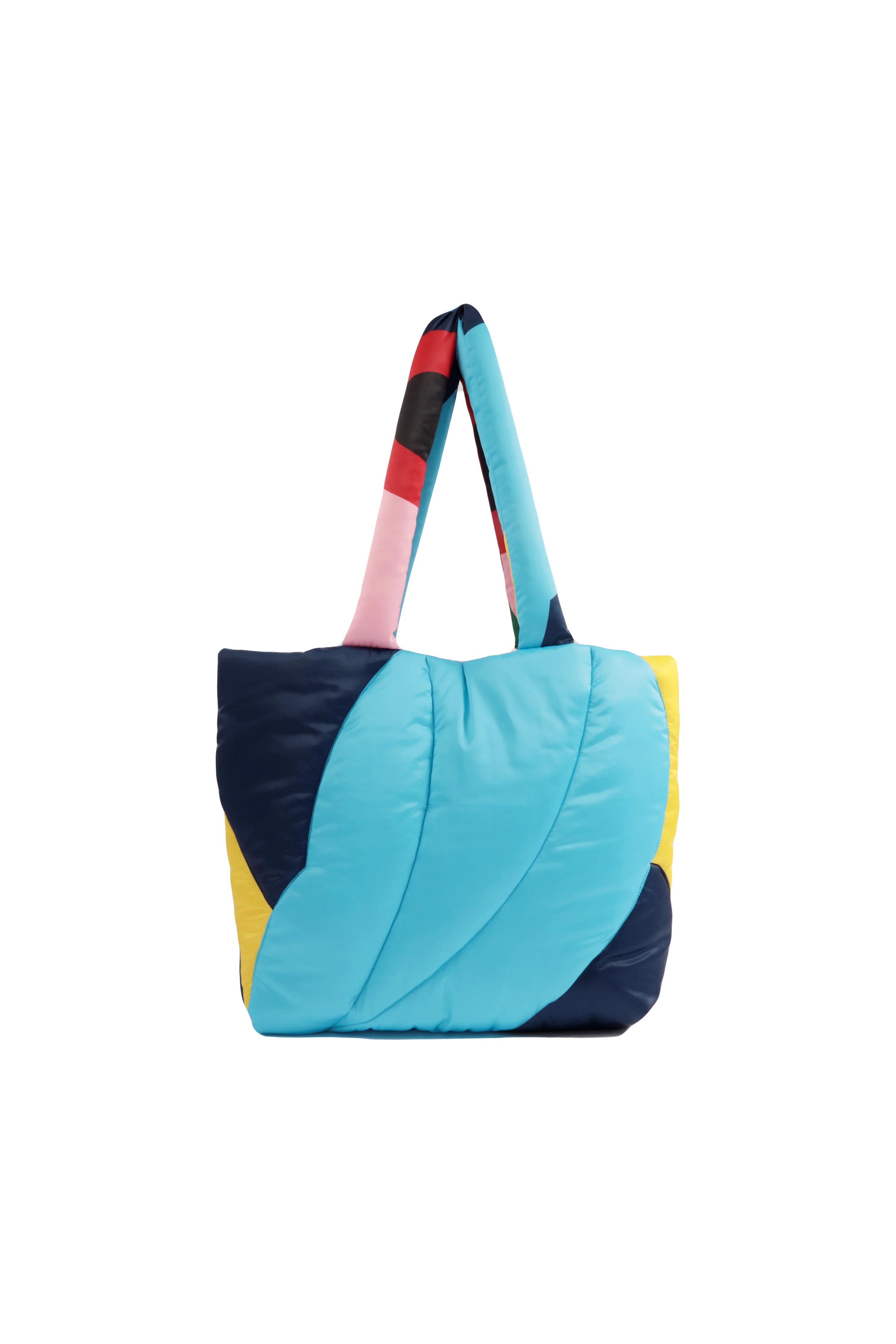 Olga leaves at four on the five o'clock train Quilted Tote - Image 2