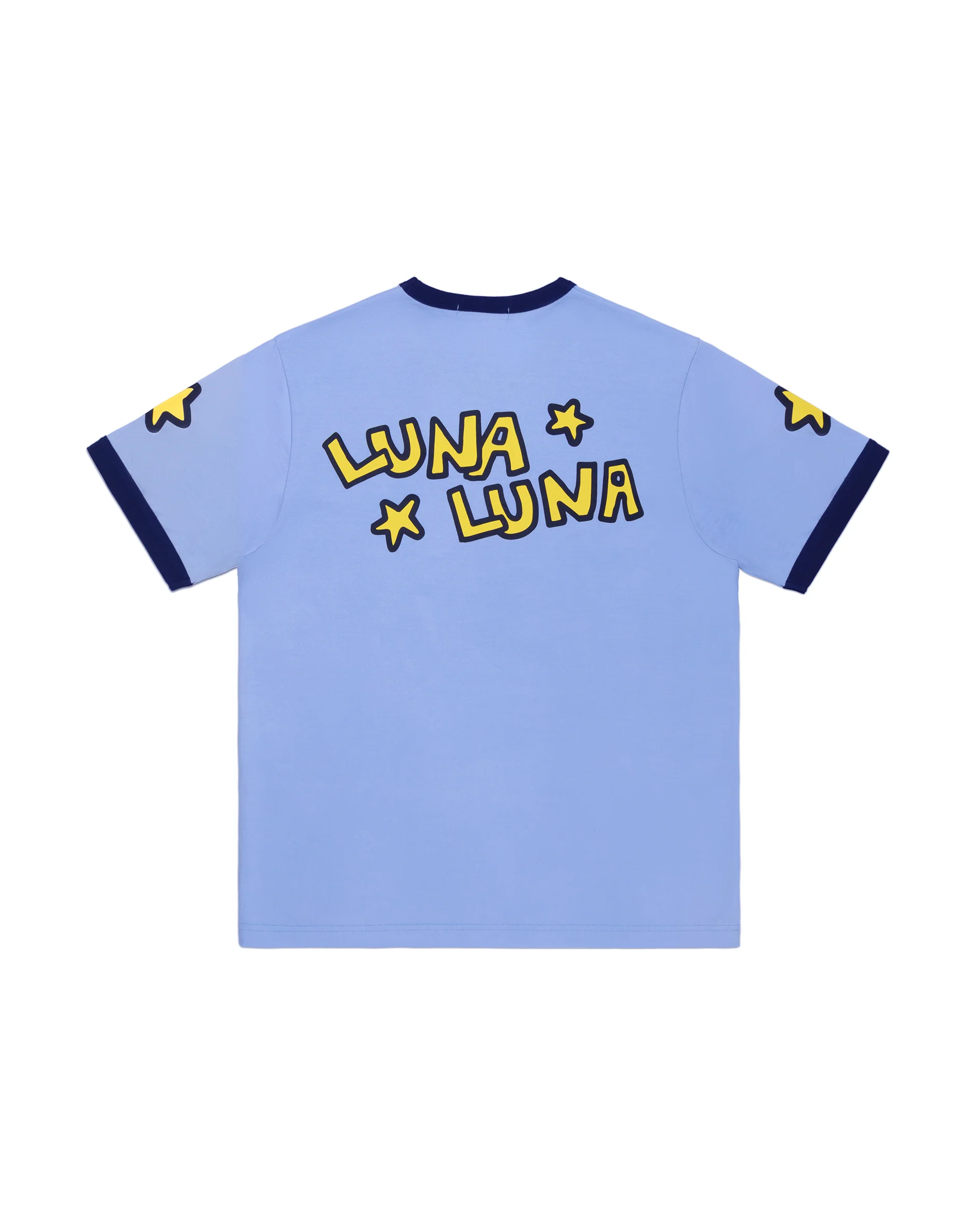 Smiling Moon Ringer T-Shirt - Image 2